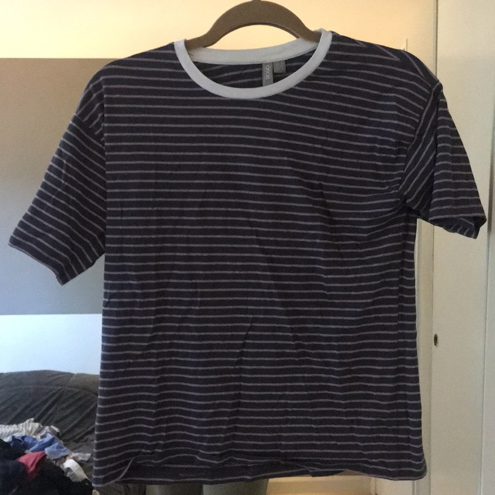 ASOS Striped crew neck short sleeve t shirt